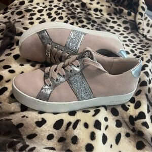 Mk suede tennis sneakers